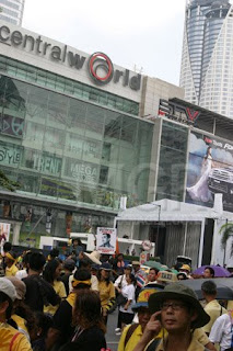 Protesters Rally at Central World