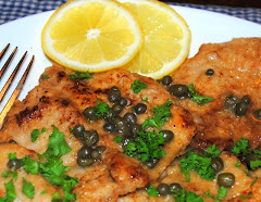 Veal Piccata With Capers In A Lemon Sauce