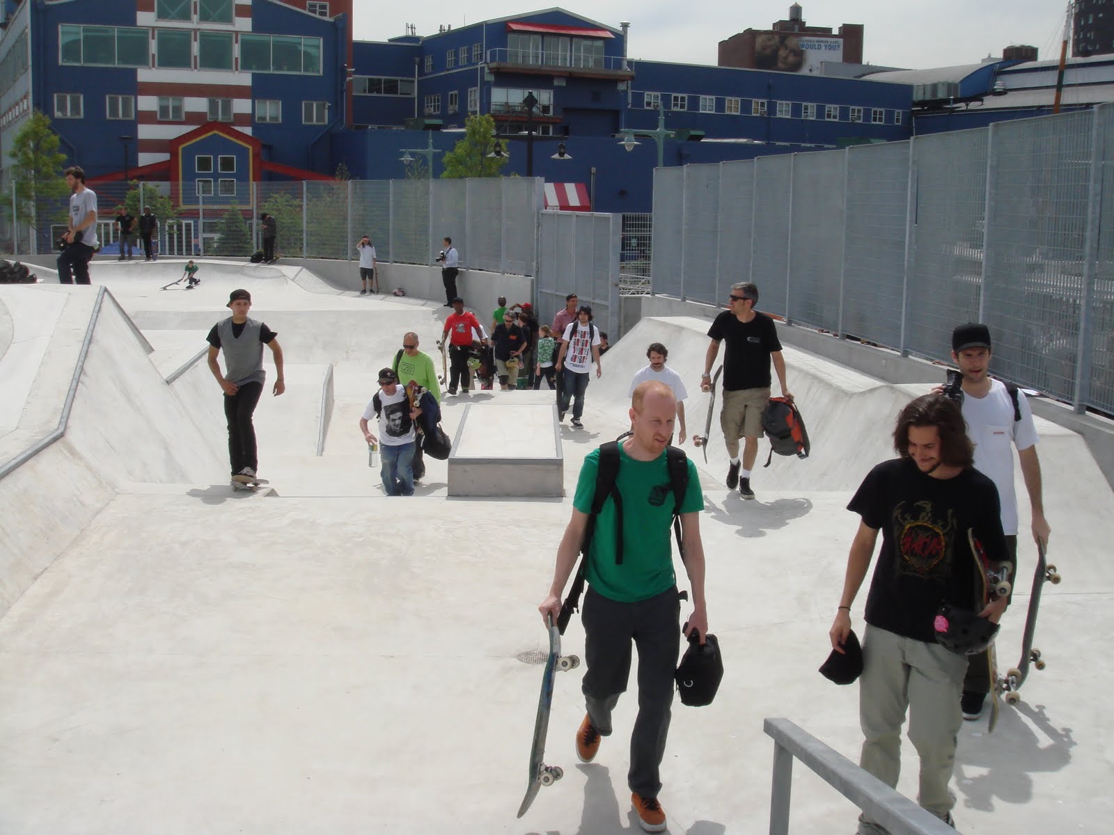 Rodney Torres NYC The Chelsea Piers skate park grand opening!