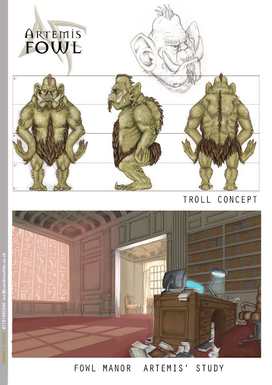 Character design and concept visual for ARTEMIS FOWL