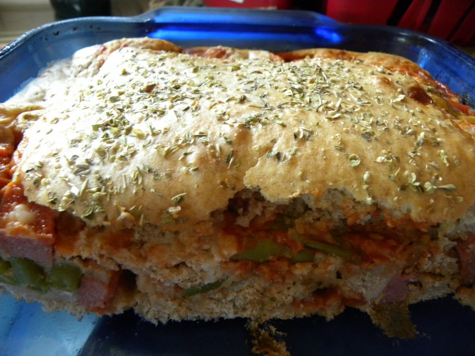 Cookin' with Super Pickle Polish Sausage Hot Dog Pie