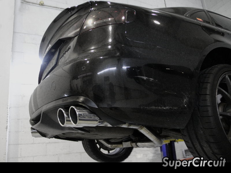 SUPERCIRCUIT Exhaust Pro Shop: Audi A4 (B8) Downpipe & Customized