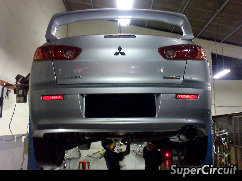 SUPERCIRCUIT Exhaust Pro Shop Mitsubishi Lancer Twin Rear Exhaust