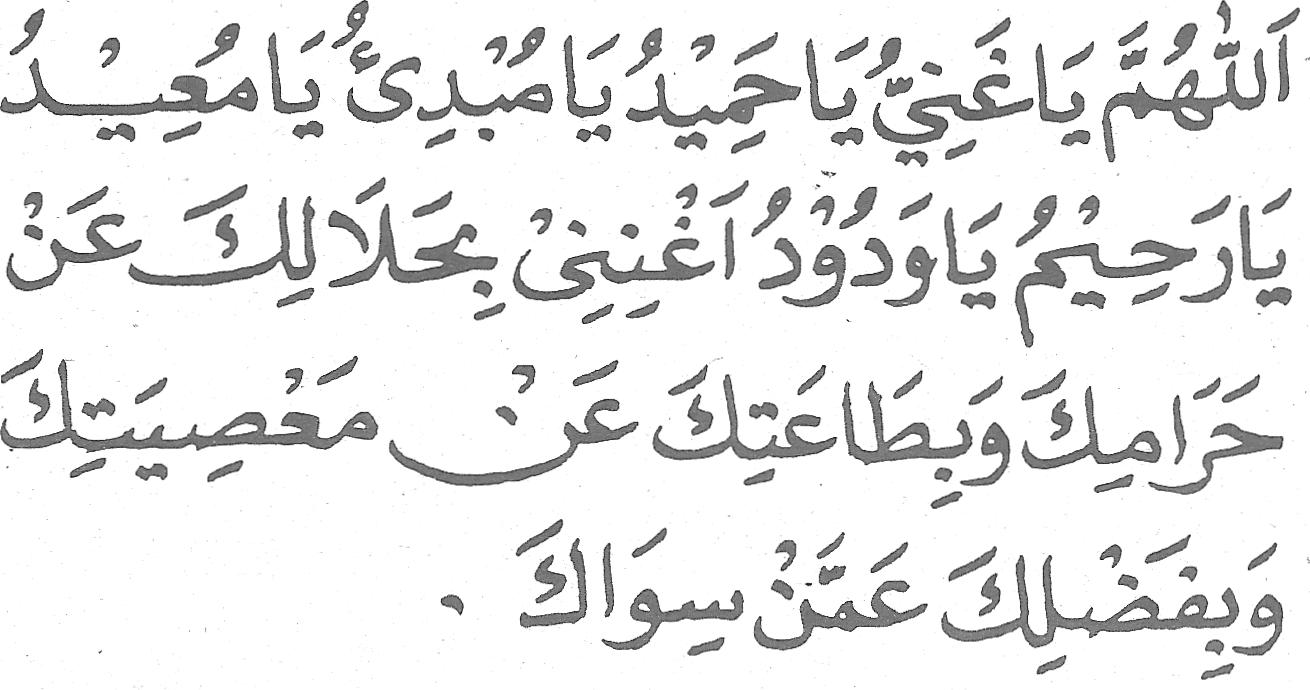 aku Wirid dan doa setelah shalat fardhu Jum�at