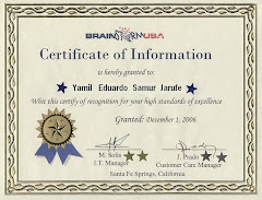 Certificado de  Informacion