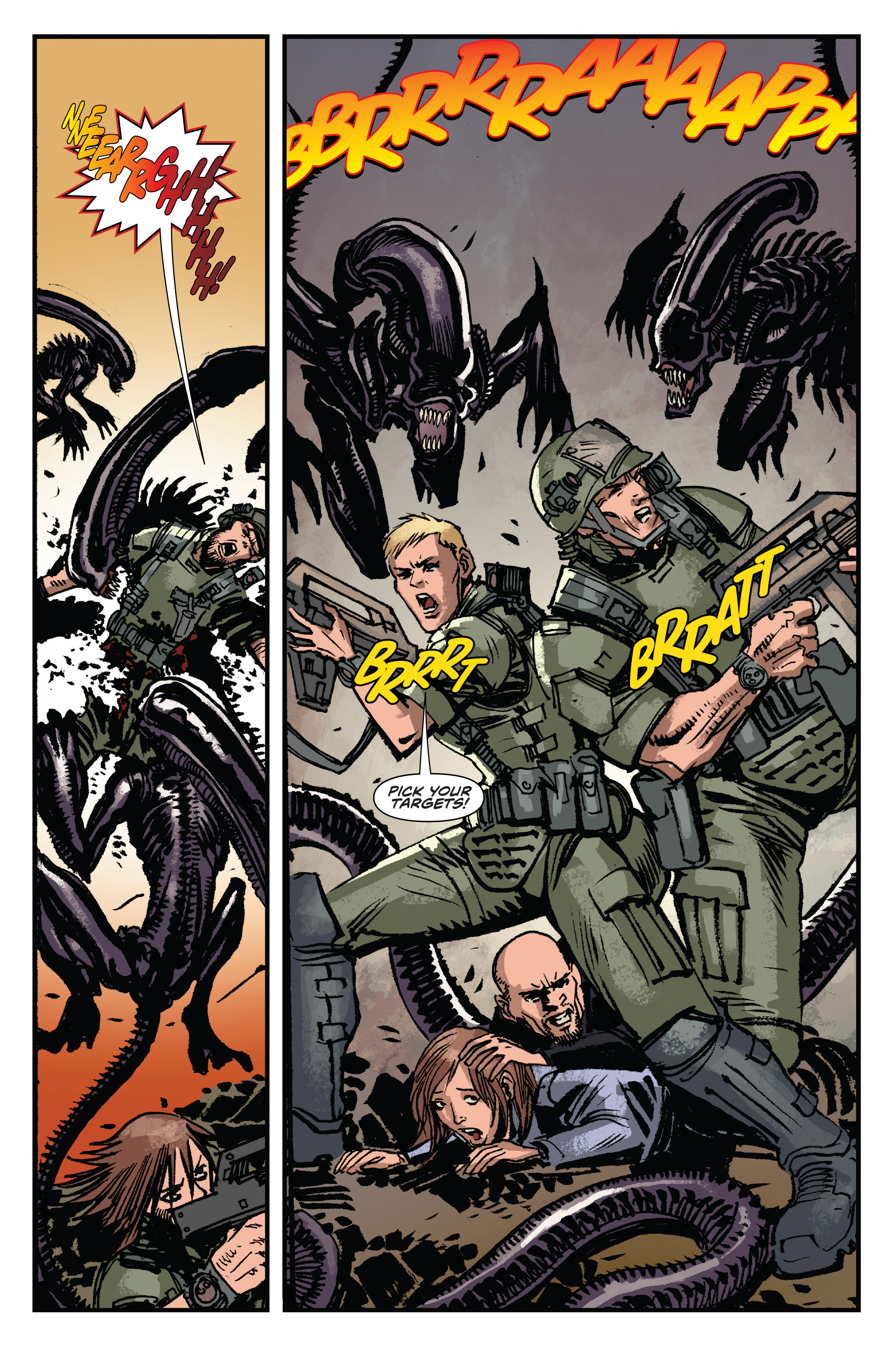 Read online Aliens: Life And Death comic -  Issue #3 - 19