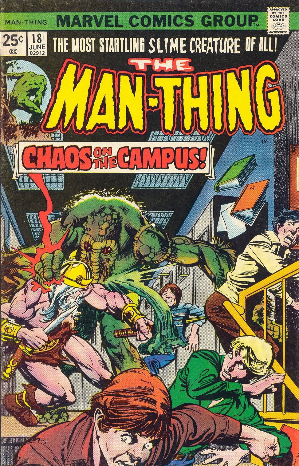 Read online Man-Thing (1974) comic -  Issue #18 - 1