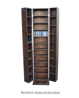 Bothfeld Massivholzmöbel: Schrank für CD und DVD