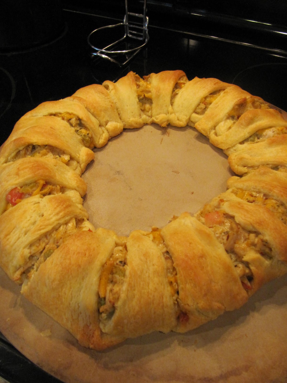 A Jill of All Trades Chicken Enchilada Ring