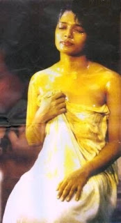 Abitha hot boob scene in wet dress