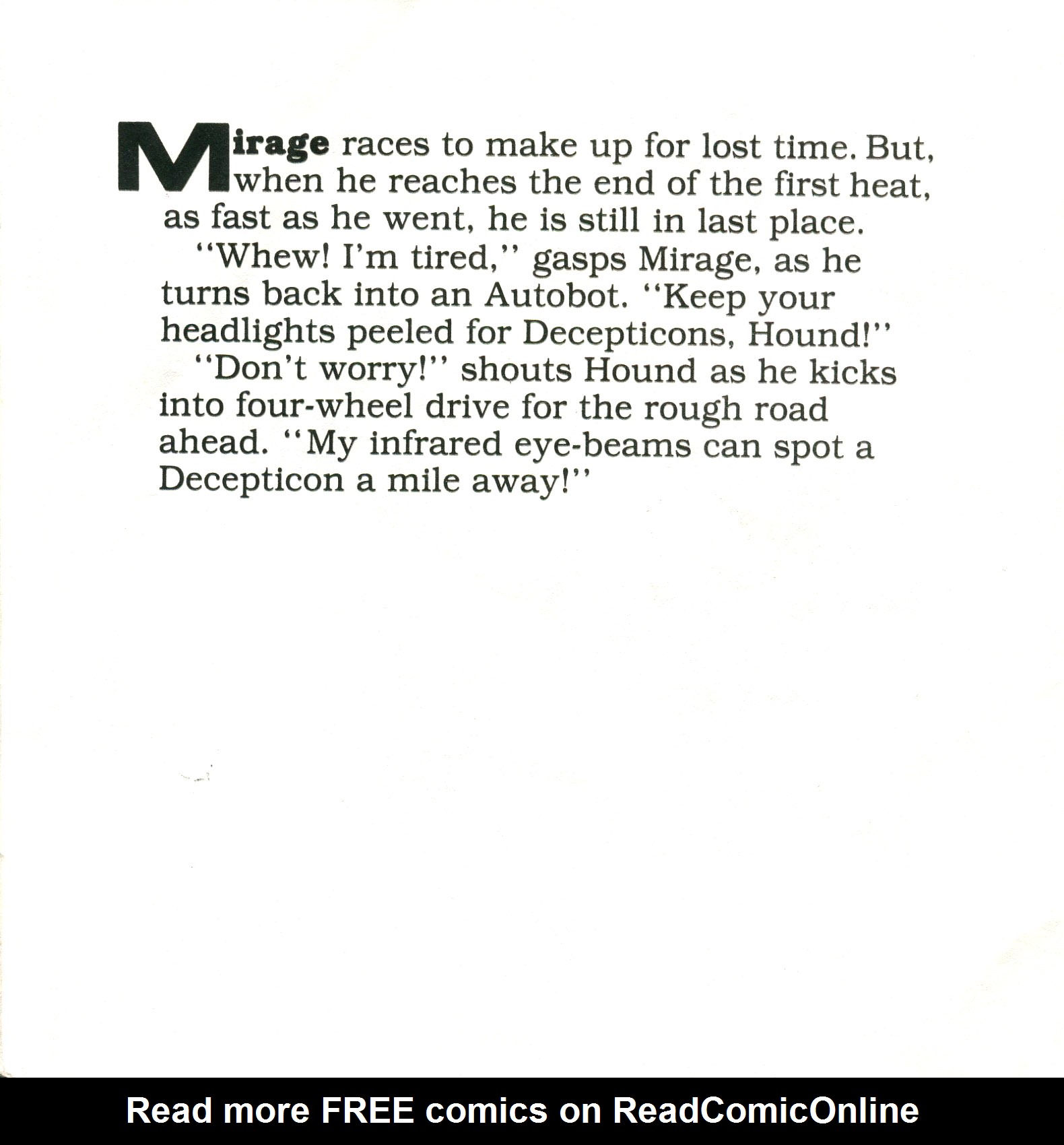 Read online The Transformers: The Great Car Rally comic -  Issue # Full - 15