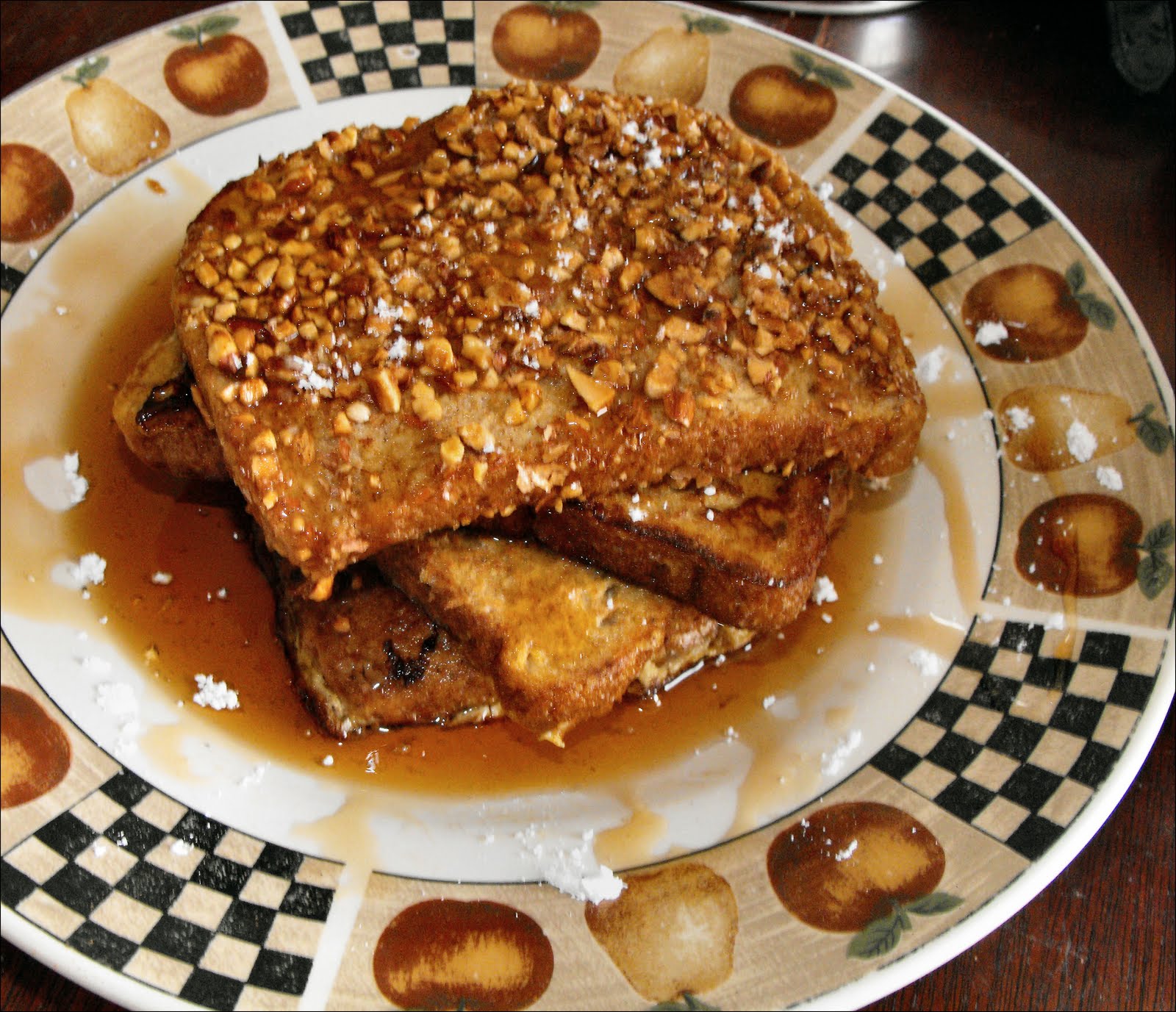 La Dolce Vita! (The Sweet Life) Cinnamon Almond Crusted French Toast