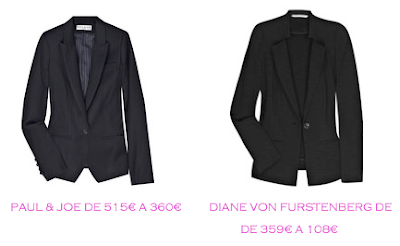 Tienda online: Net-a-porter: Chaquetas smoking: Paul & Joe 360€ vs Diane von Furstenberg 108€