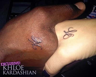 Khloe Kardashian & Lamar Odom Get Initial Tattoos