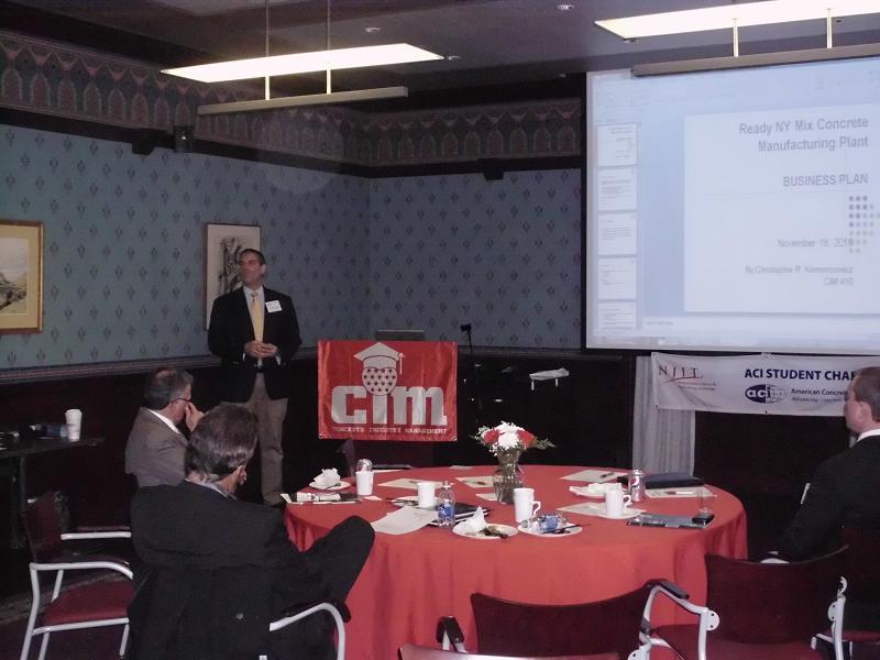Concrete Industry Management (CIM) Program: NJIT Fall 2010 Patron's Meeting