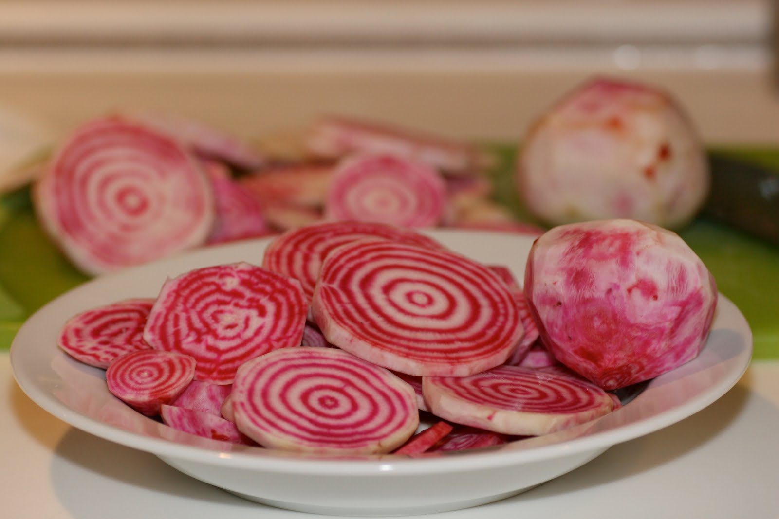 Gullo Goodies Chioggia Beets and Greens