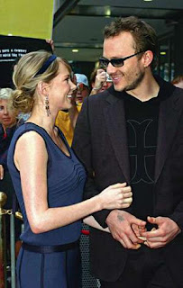 heath and michelle wearing wedding rings