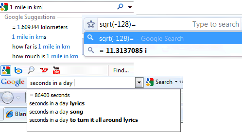 browser search engine suggest box