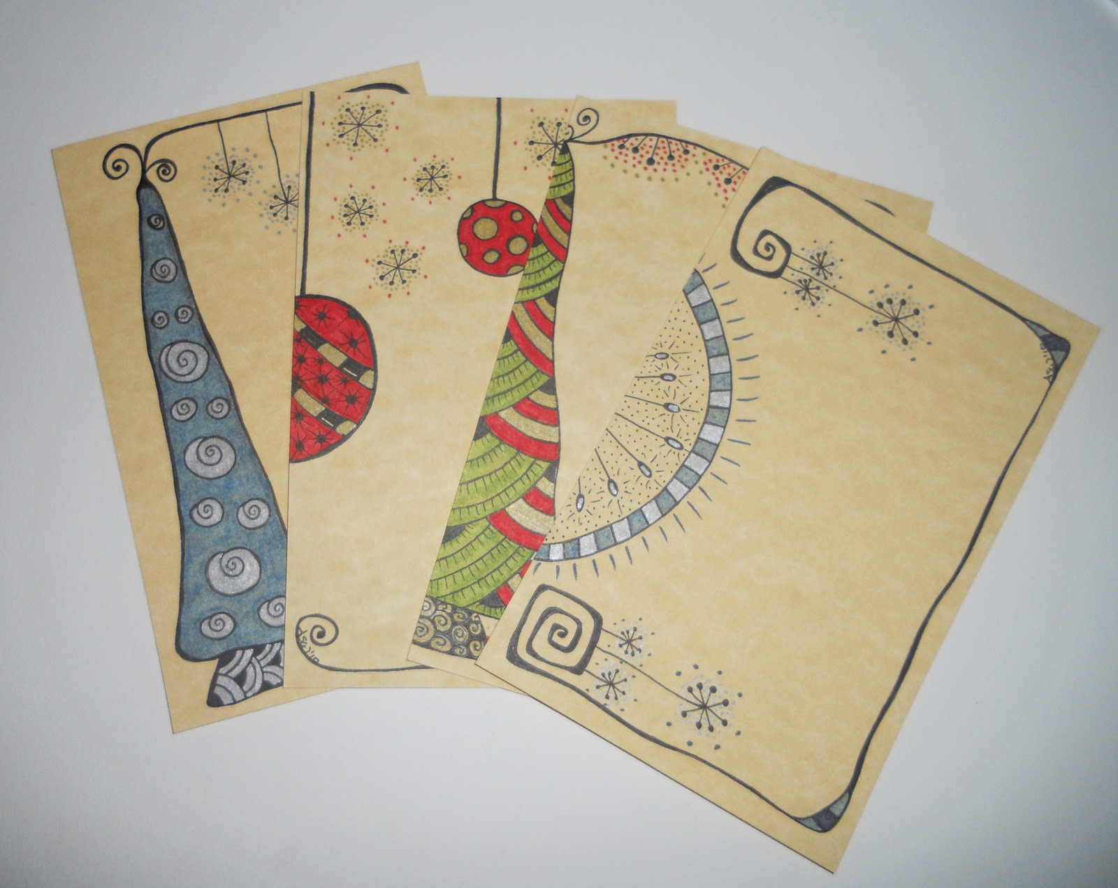 KaiZen Doodles Christmas Cards