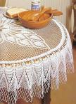 Toalha de mesa redonda