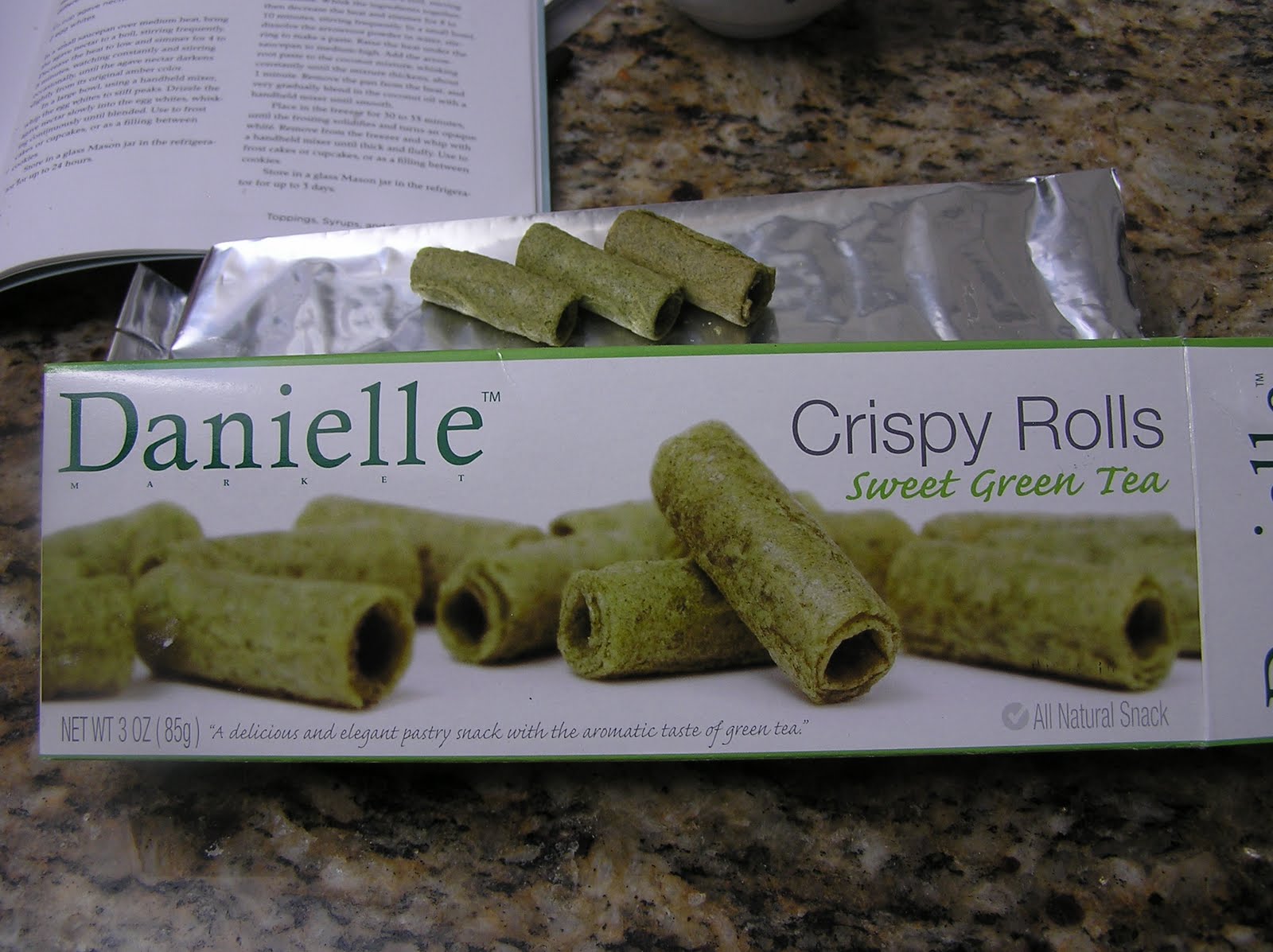 Globally Gluten Free! New Product Danielle Crispy Green Tea Rolls