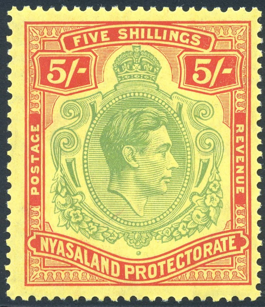 King George VI Postage Stamps: Nyasaland 1938 (Jan 1st) - 48