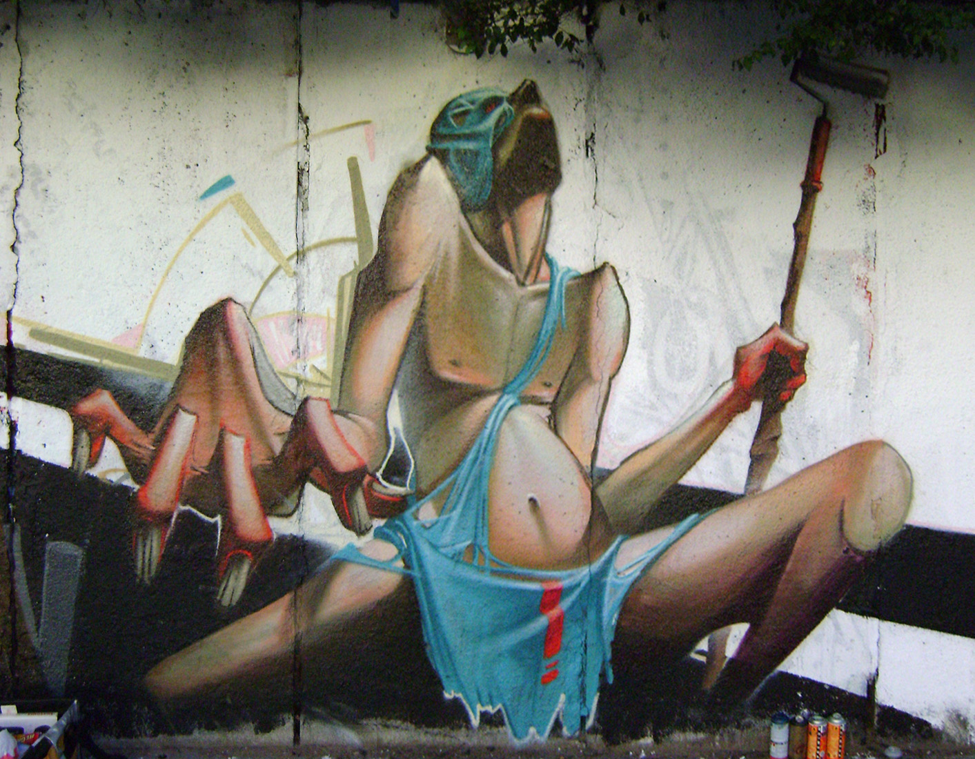 граффити на голых женщинах фото 58