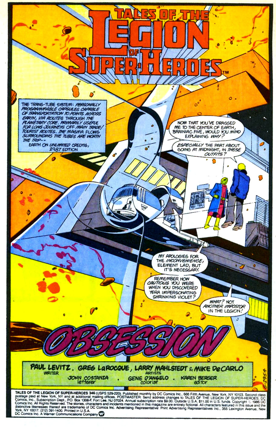 Read online Tales of the Legion comic -  Issue #346 - 2