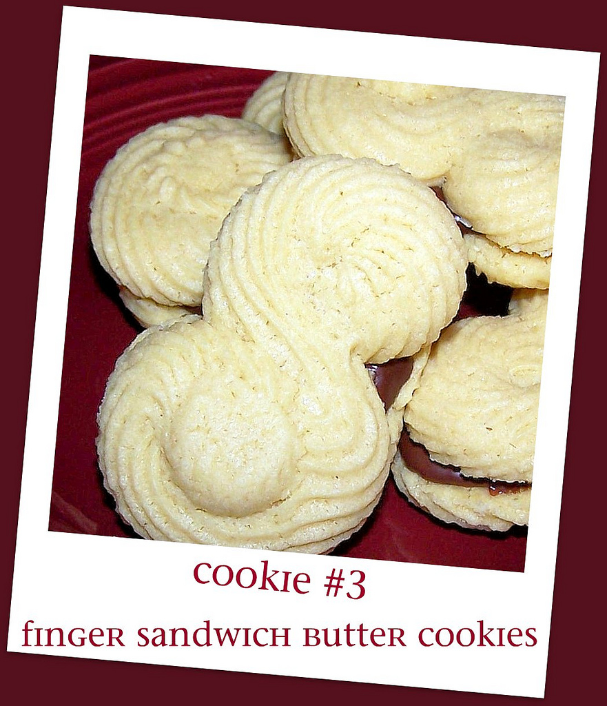 OllaPodrida Cookie 3 Finger Sandwich Butter Cookies