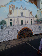 Anacapri town church painting