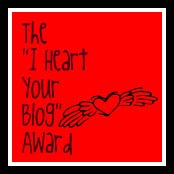 The I Heart Your Blog Award