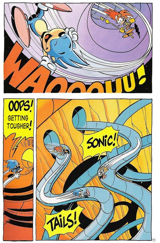 Read online Sonic Adventures: Dans Les Griffes De Robotnik comic -  Issue # Full - 48