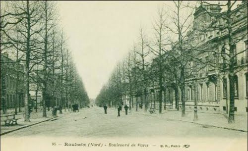 Le Boulevard de Paris à Roubaix en 1911