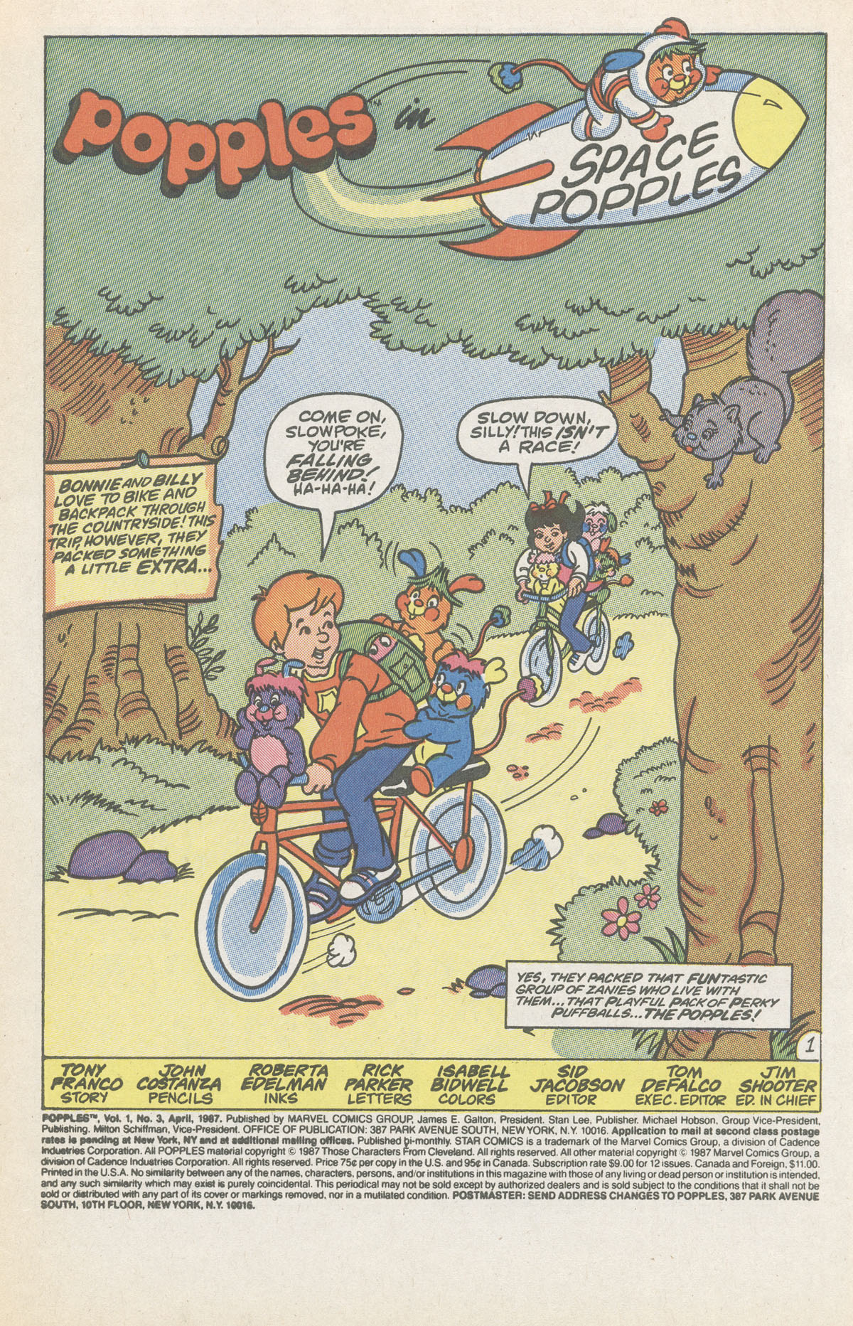 Read online Popples comic -  Issue #3 - 3