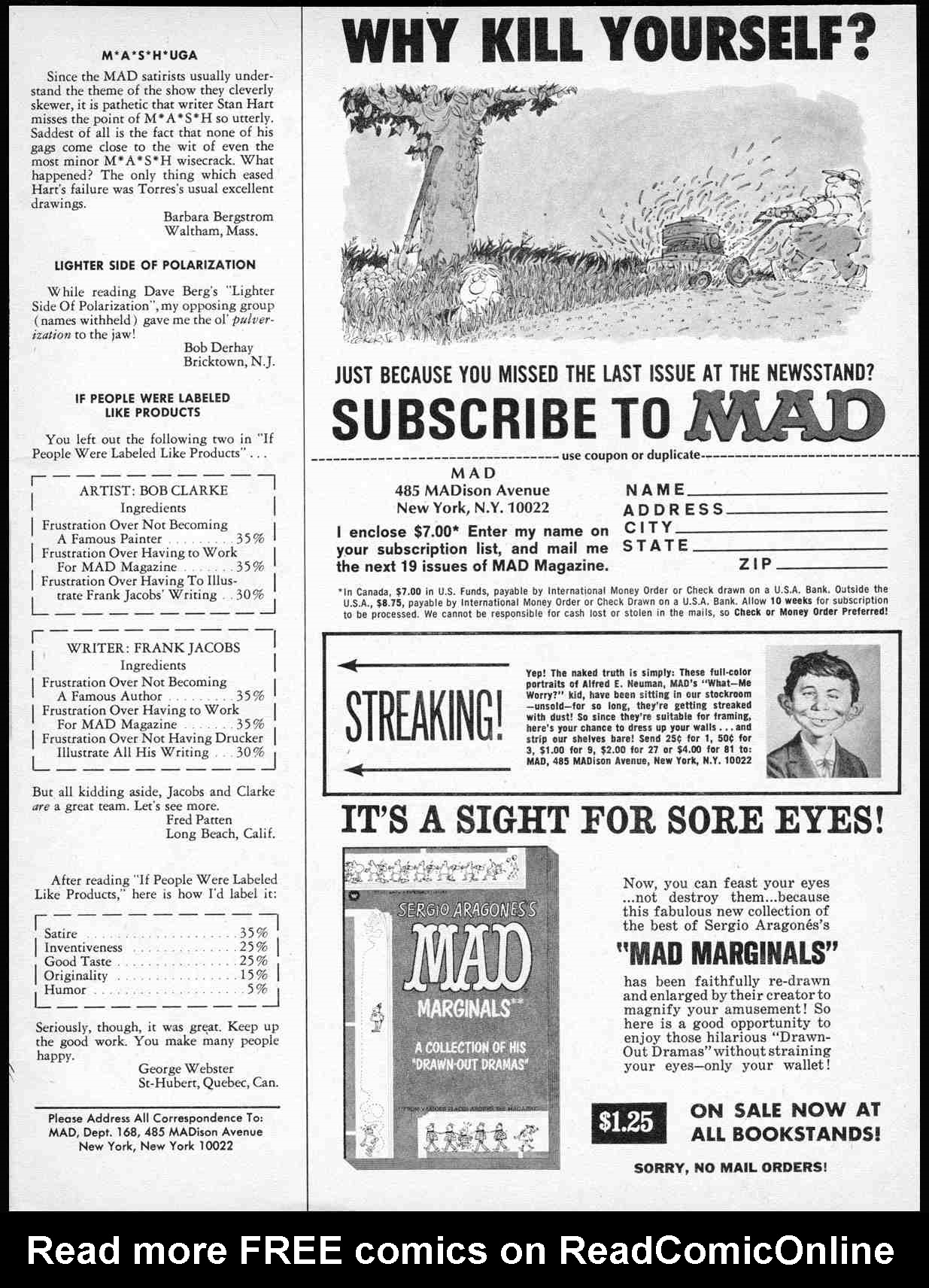 Read online MAD comic -  Issue #168 - 5