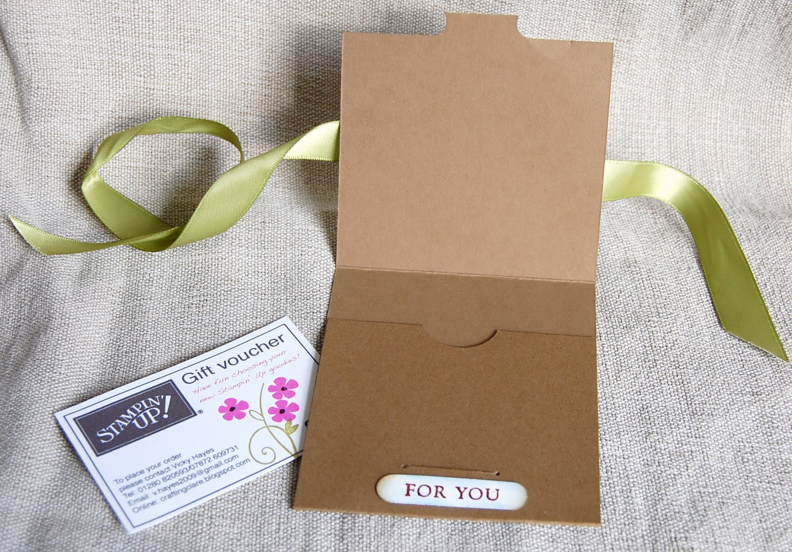Crafting inspiration from Vicky at Crafting Clare's Paper Moments Gift