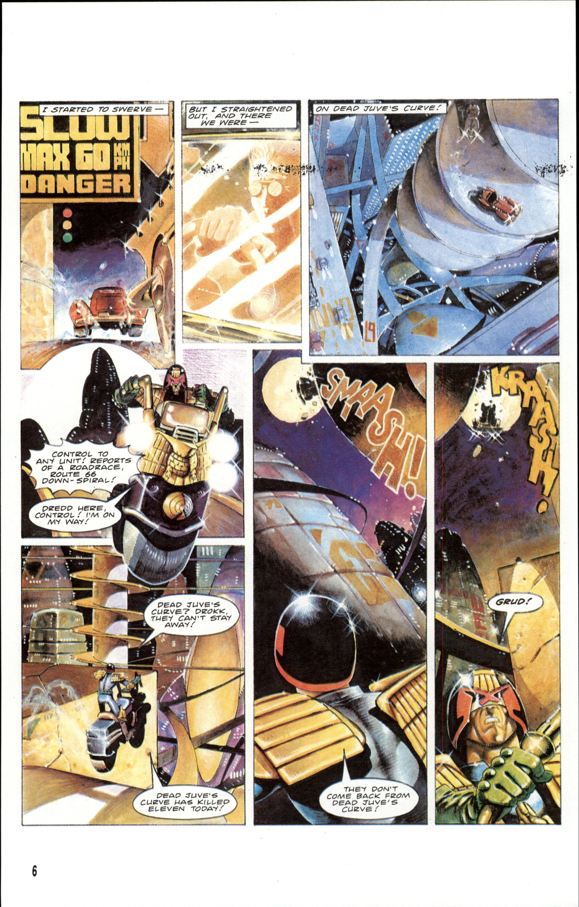 Read online Dredd Rules! comic -  Issue #7 - 8