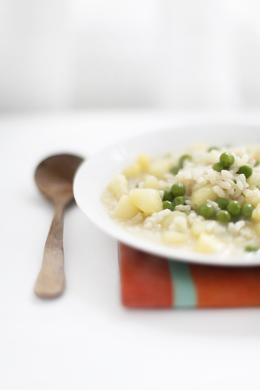 risi e bisi con patate