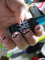 NNP: Minnie Mouse Inspired Nail tutorial