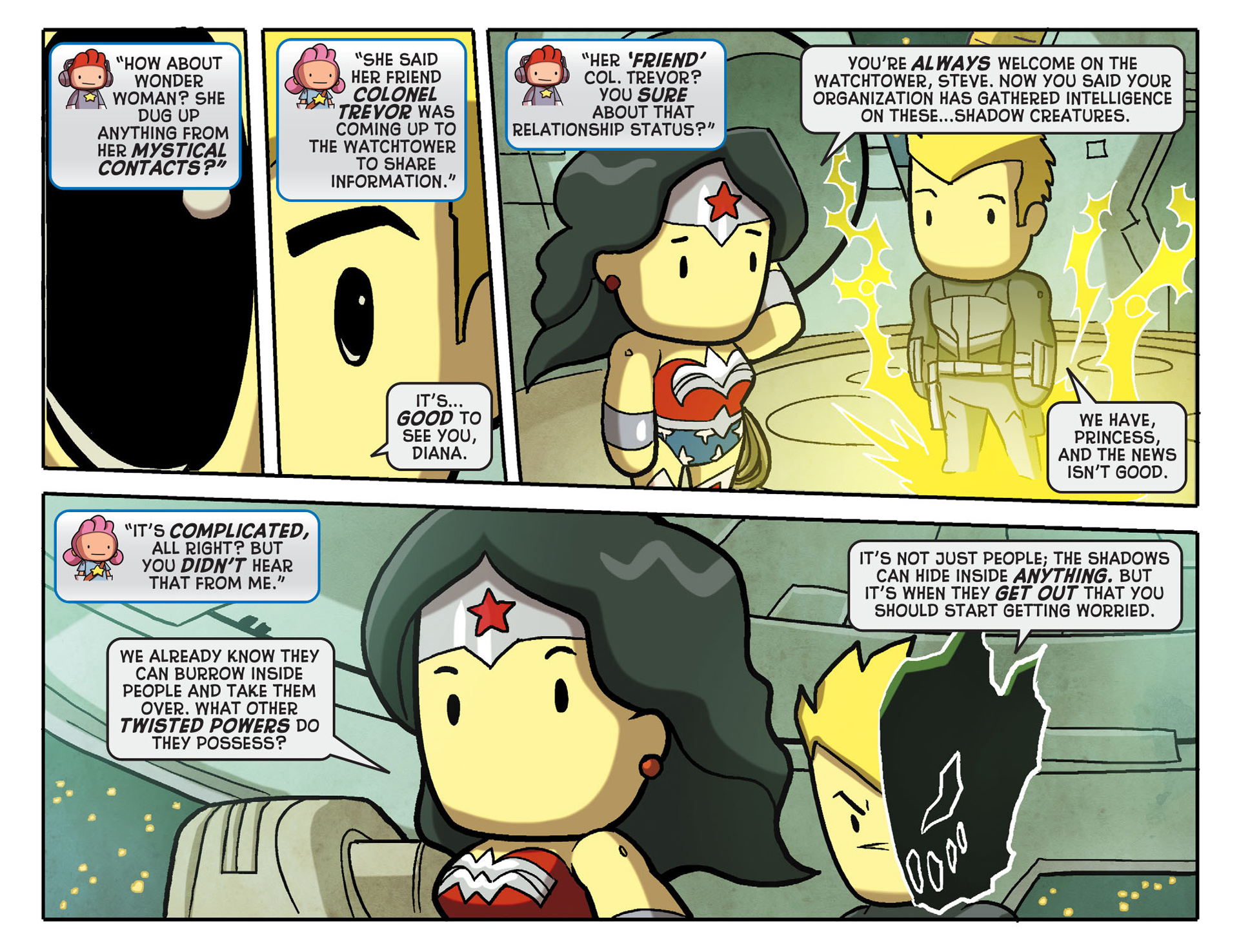 Read online Scribblenauts Unmasked: A Crisis of Imagination comic -  Issue #6 - 16