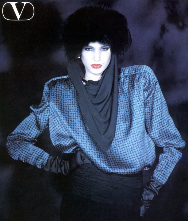 Justin Teodoro: Cindy Crawford for Valentino Fall/Winter Haute Couture 1984