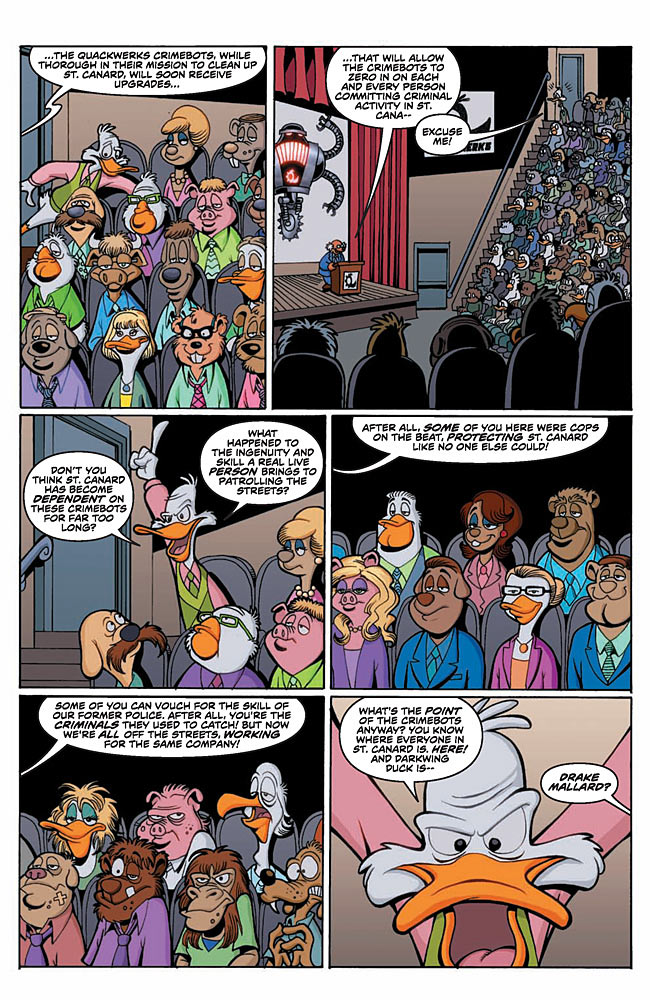 . HQ Preview"Darkwing Duck The Duck Knight Returns TPB"
