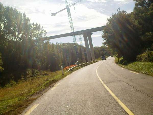 construction pont autoroute
