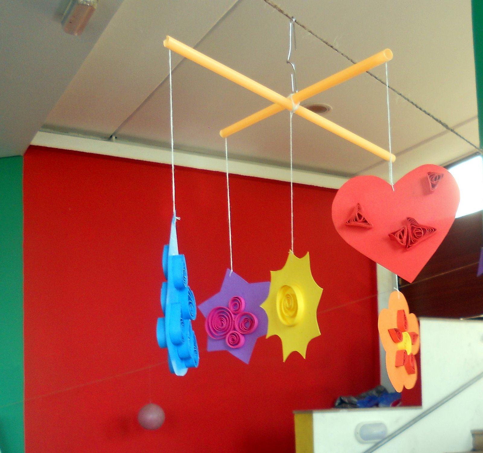 Pleasure in creation: Paper wind chime