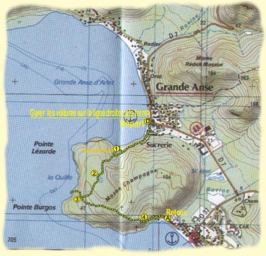 En Martinique Randonnée sans guide Le morne Champagne des