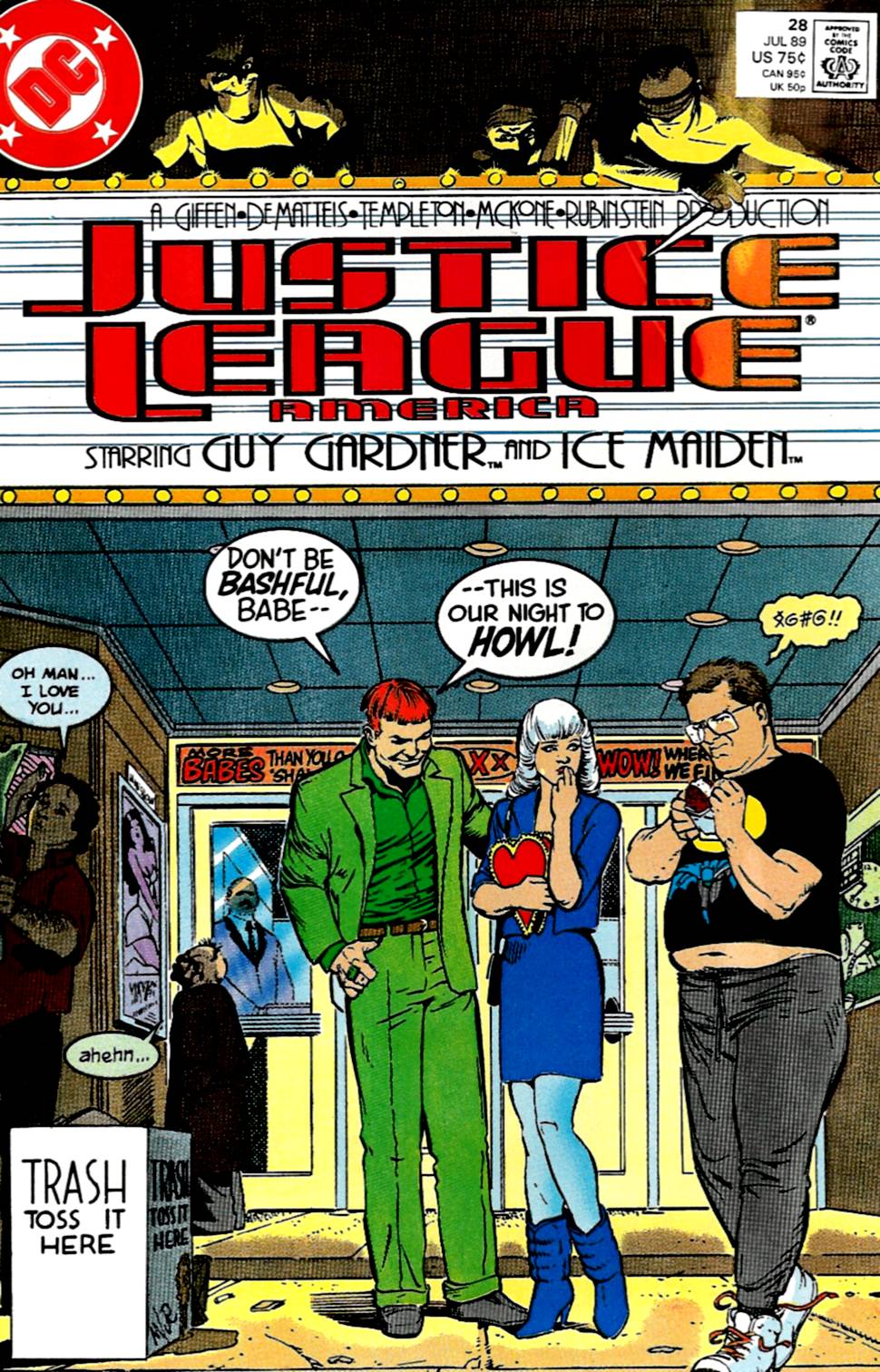 Read online Justice League America comic -  Issue #28 - 1