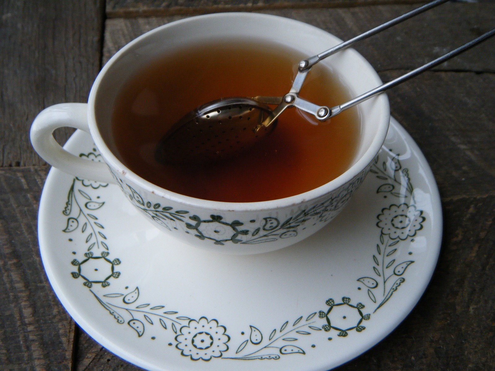 What About Pie Steeping chai tea