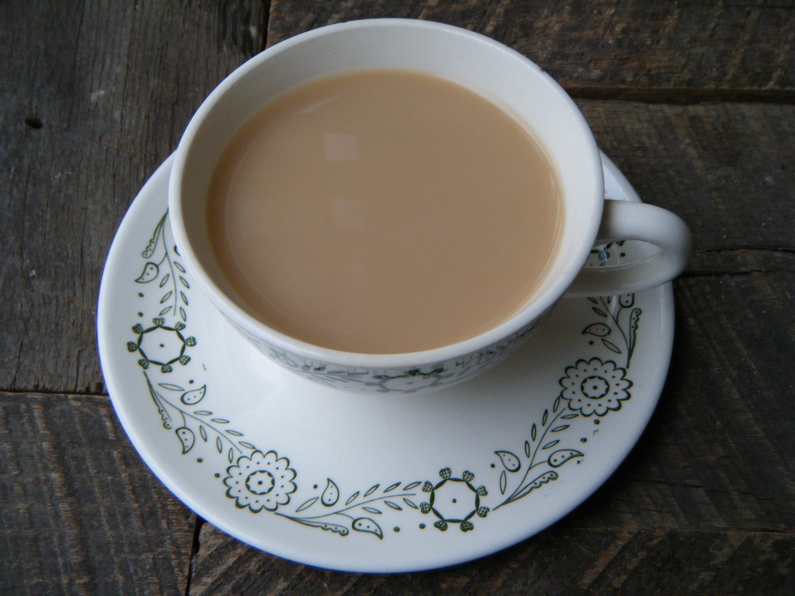 What About Pie Steeping chai tea