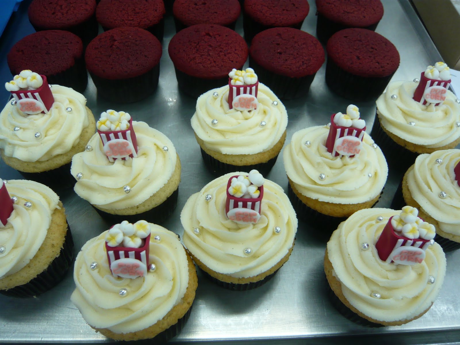 Sift Popcorn cupcakes