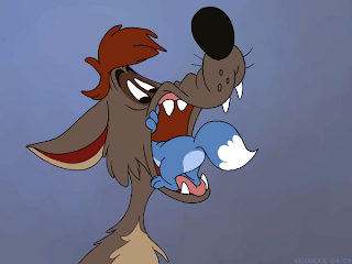 Bent-tail Legend of Coyote Rock Pluto 1945 drawing Disney Big Blue Fox